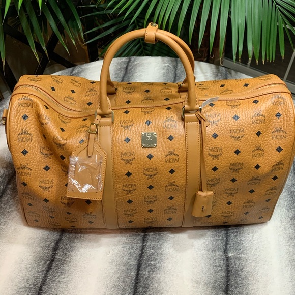 MCM Other - { MCM } Weekender Large Visetos Carry On Duffel